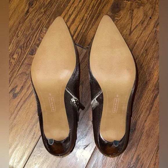 Steven New York Silver Ankle Boots - 9 - Picture 4 of 4